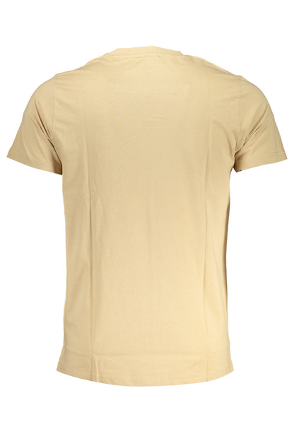 CAVALLI CLASS HERREN-KURZÄRMELIGES T-SHIRT BEIGE