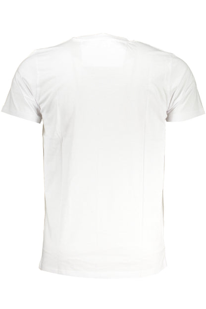 CAVALLI CLASS HERREN-KURZÄRMELIGES T-SHIRT WEISS
