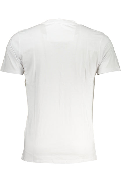 CAVALLI CLASS HERREN-KURZÄRMELIGES T-SHIRT WEISS