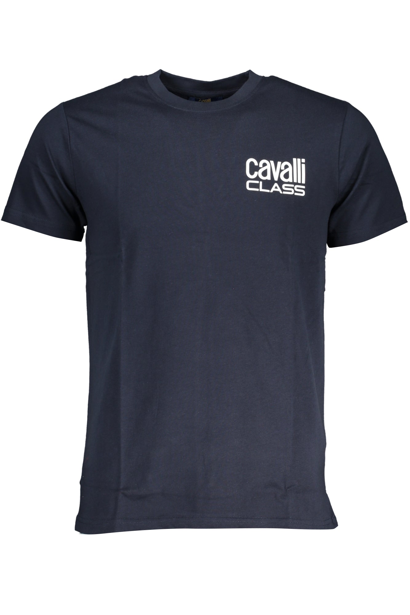 CAVALLI CLASS HERREN-KURZÄRMELIGES T-SHIRT BLAU