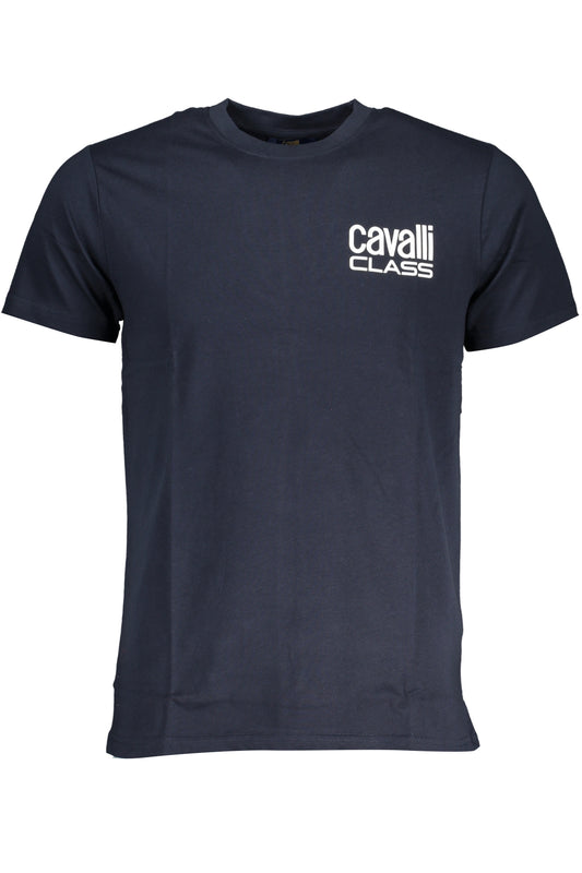 CAVALLI CLASS HERREN-KURZÄRMELIGES T-SHIRT BLAU