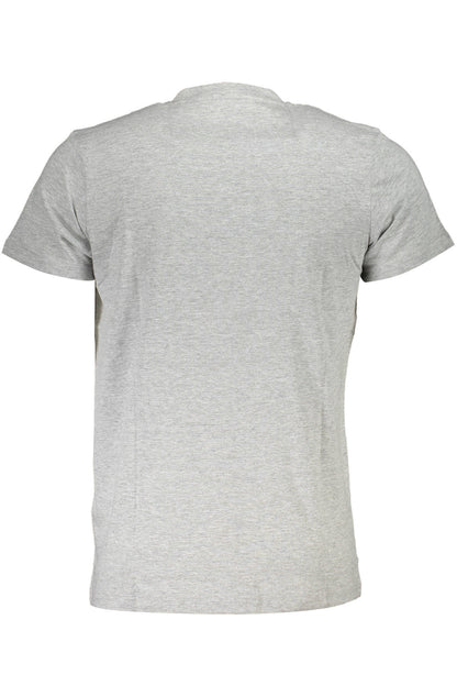 CAVALLI CLASS KURZARM-T-SHIRT HERREN GRAU