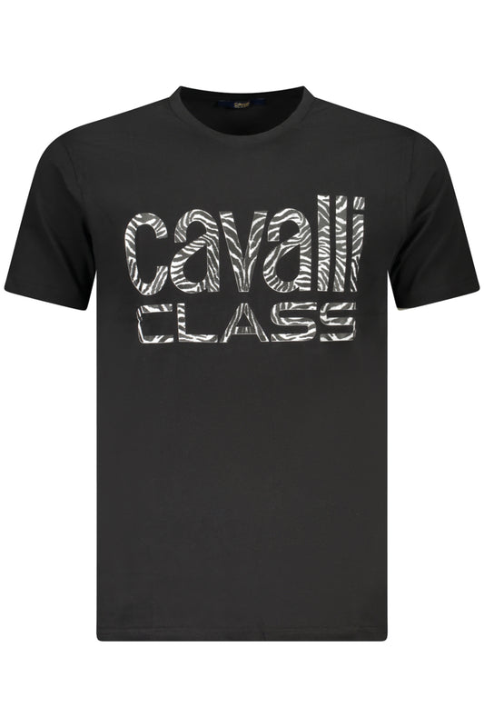 CAVALLI CLASS KURZARM T-SHIRT HERREN SCHWARZ