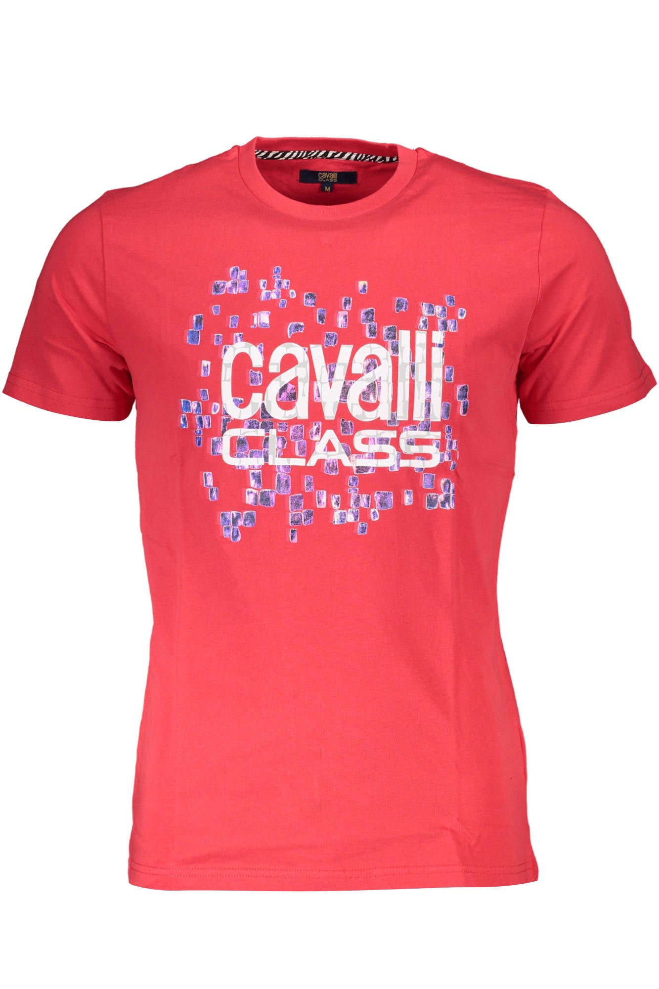 CAVALLI CLASS KURZARM T-SHIRT HERREN ROT