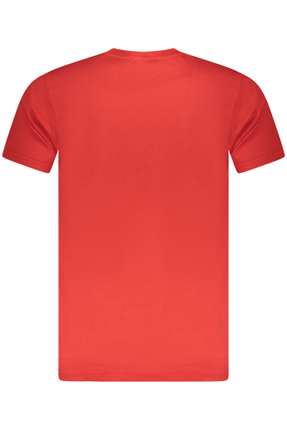 CAVALLI CLASS KURZARM T-SHIRT HERREN ROT