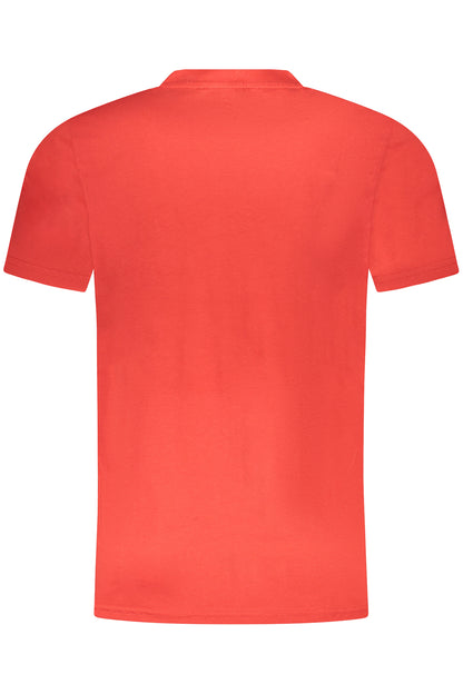 CAVALLI CLASS KURZARM T-SHIRT HERREN ROT