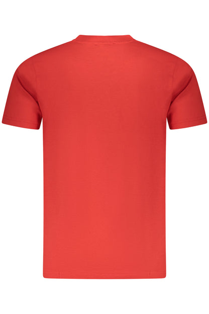CAVALLI CLASS KURZARM T-SHIRT HERREN ROT