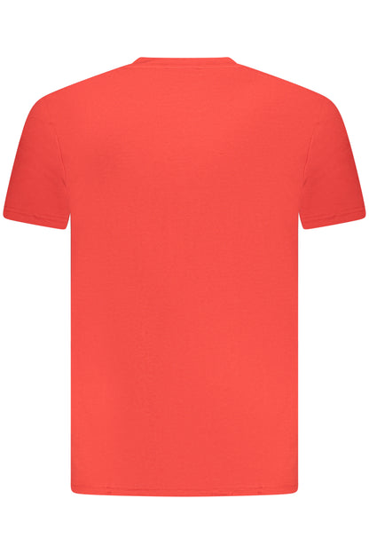 CAVALLI CLASS KURZARM T-SHIRT HERREN ROT