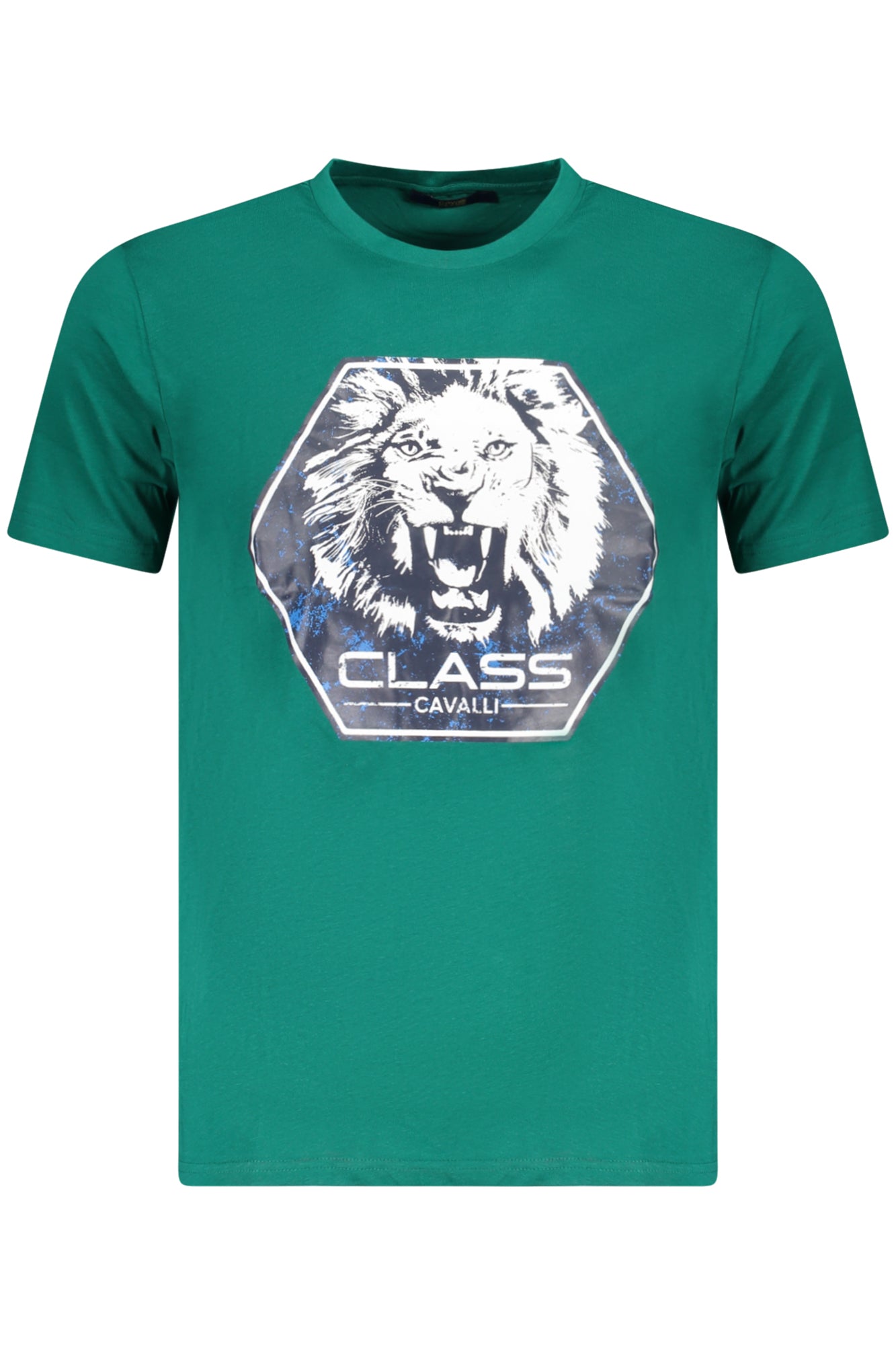 CAVALLI CLASS KURZARM-T-SHIRT HERREN GRÜN