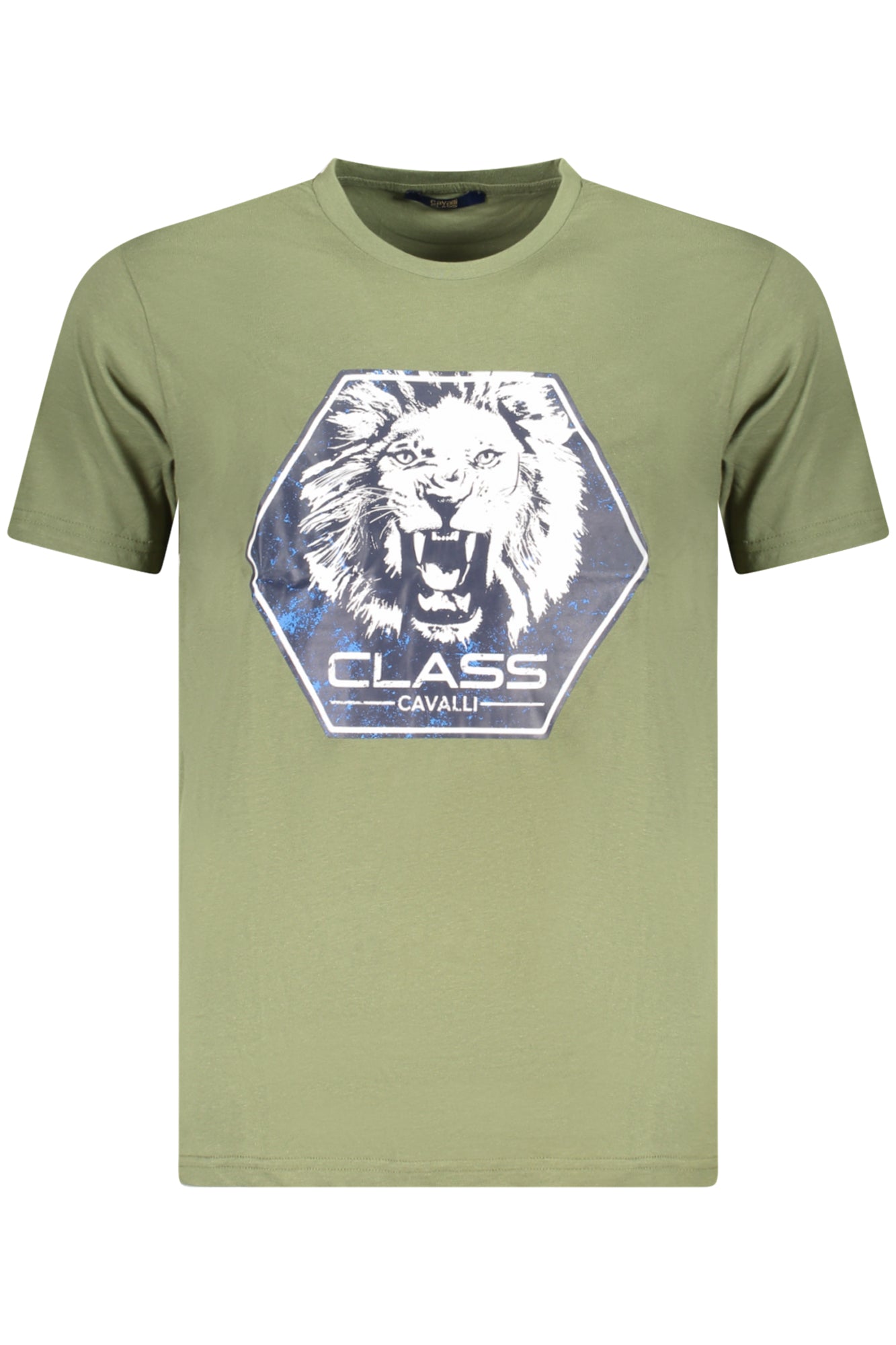 CAVALLI CLASS KURZARM-T-SHIRT HERREN GRÜN