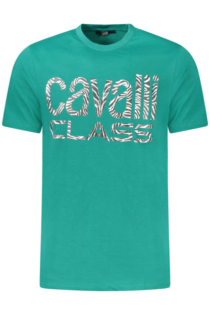 CAVALLI CLASS KURZARM-T-SHIRT HERREN GRÜN