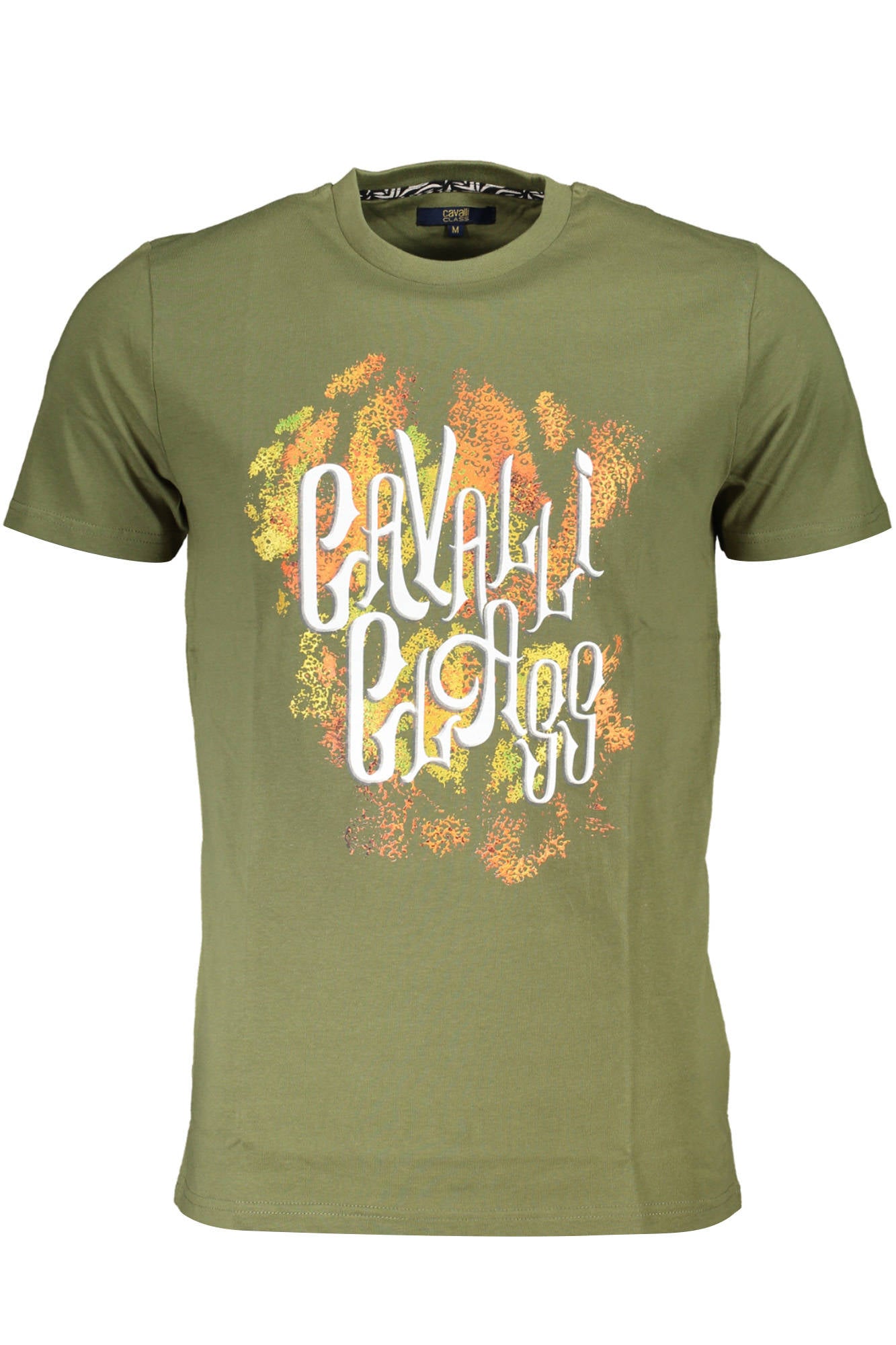 CAVALLI CLASS KURZARM-T-SHIRT HERREN GRÜN