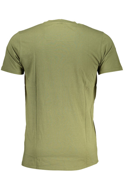 CAVALLI CLASS GRÜNES KURZÄRMELIGES HERREN-T-SHIRT