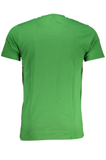 CAVALLI CLASS GRÜNES KURZÄRMELIGES HERREN-T-SHIRT