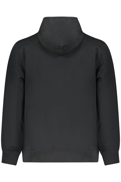 Converse Herren-Kapuzenjacke mit Reißverschluss, Schwarz