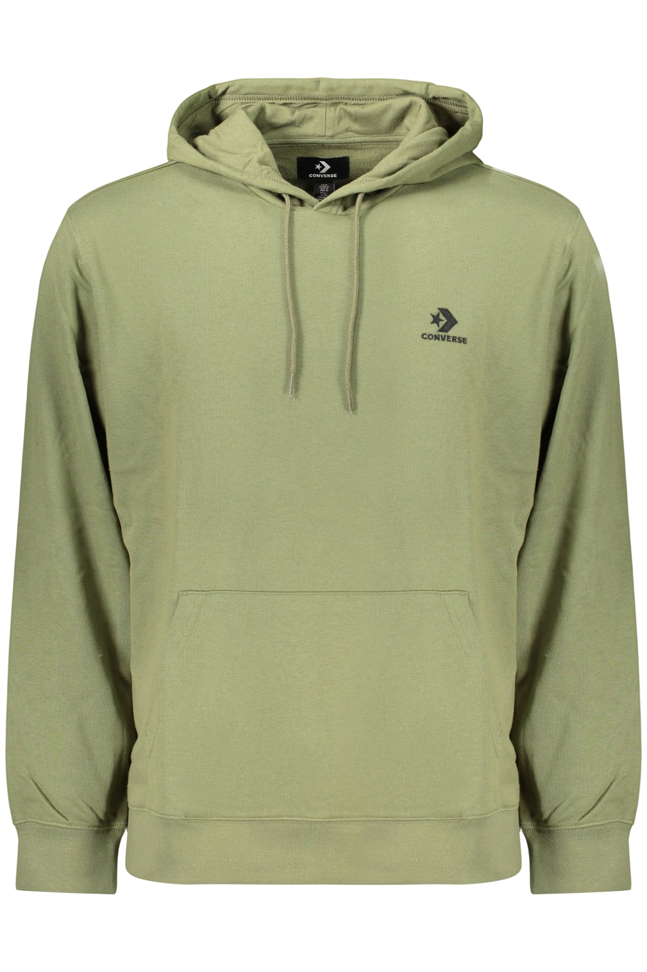 CONVERSE Herren-Sweatshirt mit Reißverschluss, grün