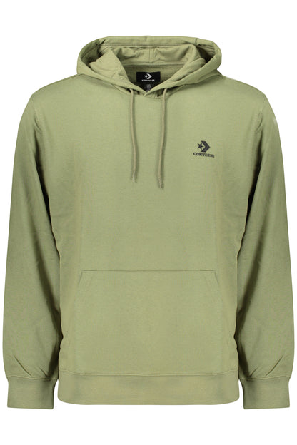 CONVERSE Herren-Sweatshirt mit Reißverschluss, grün