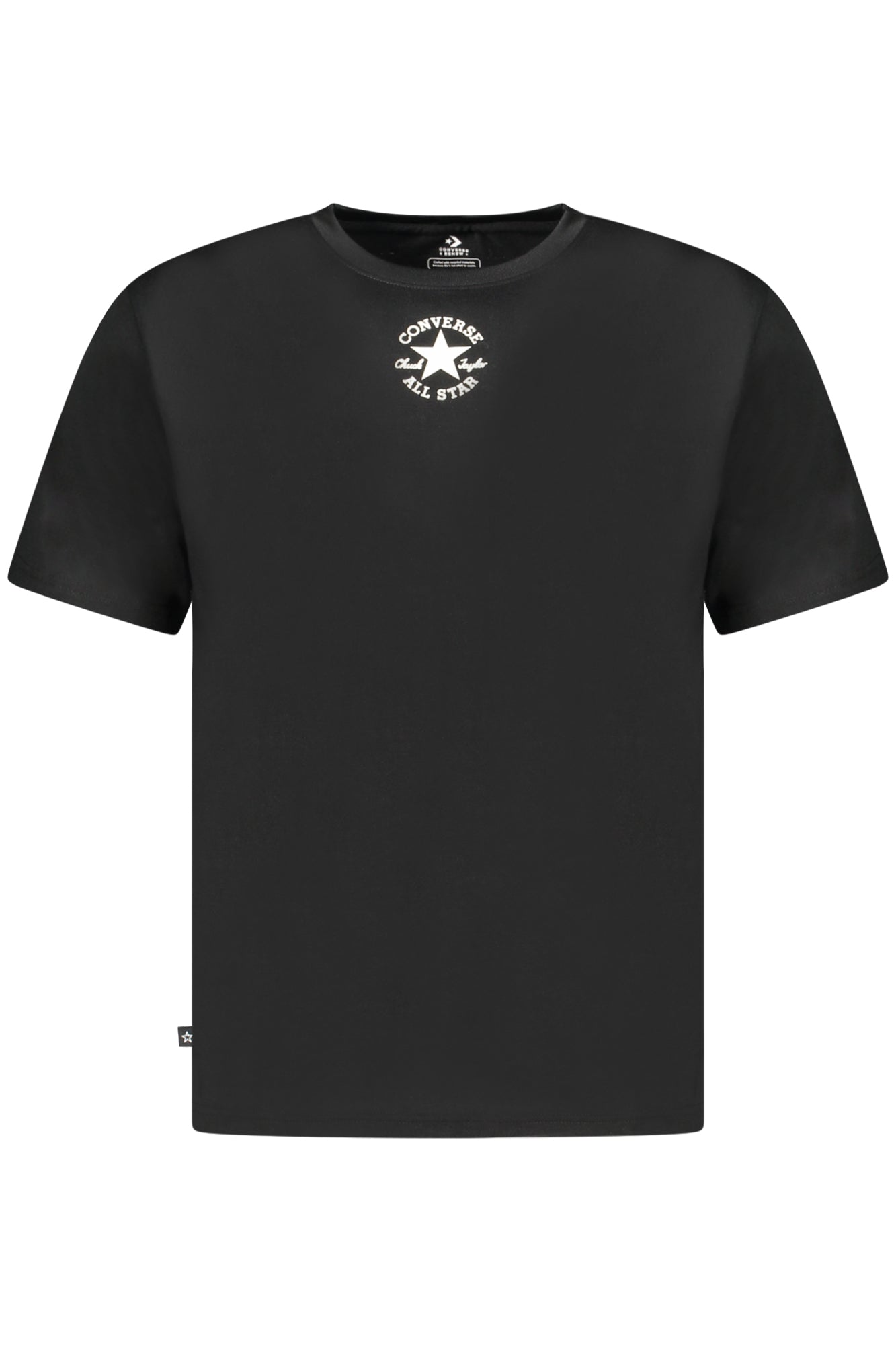 Converse Kinder Kurzarm-T-Shirt, Schwarz