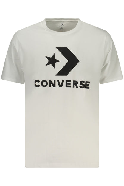 Converse Herren Kurzarm-T-Shirt, Weiß