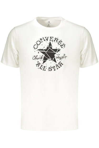 Converse Herren Kurzarm-T-Shirt, Weiß