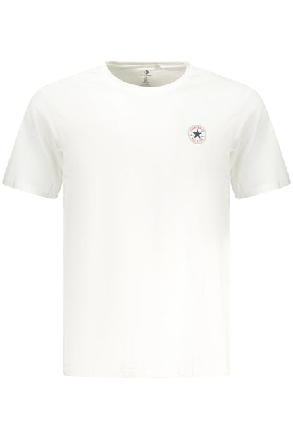 Converse Herren Kurzarm-T-Shirt, Weiß