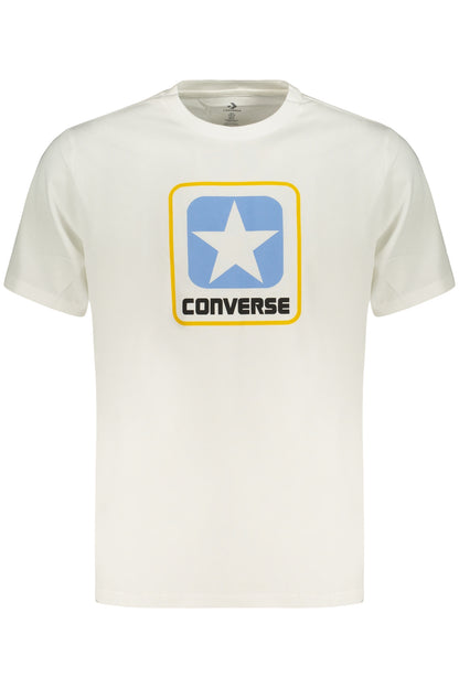 Converse Herren Kurzarm-T-Shirt, Weiß