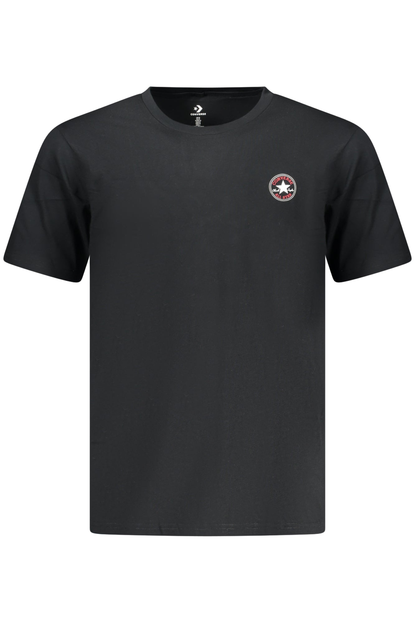 Converse Herren Kurzarm-T-Shirt, Schwarz