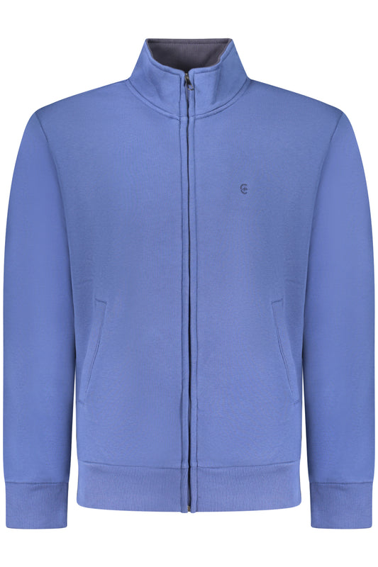 COVERI MOVING HERREN BLAUES REISSVERSCHLUSS-SWEATSHIRT