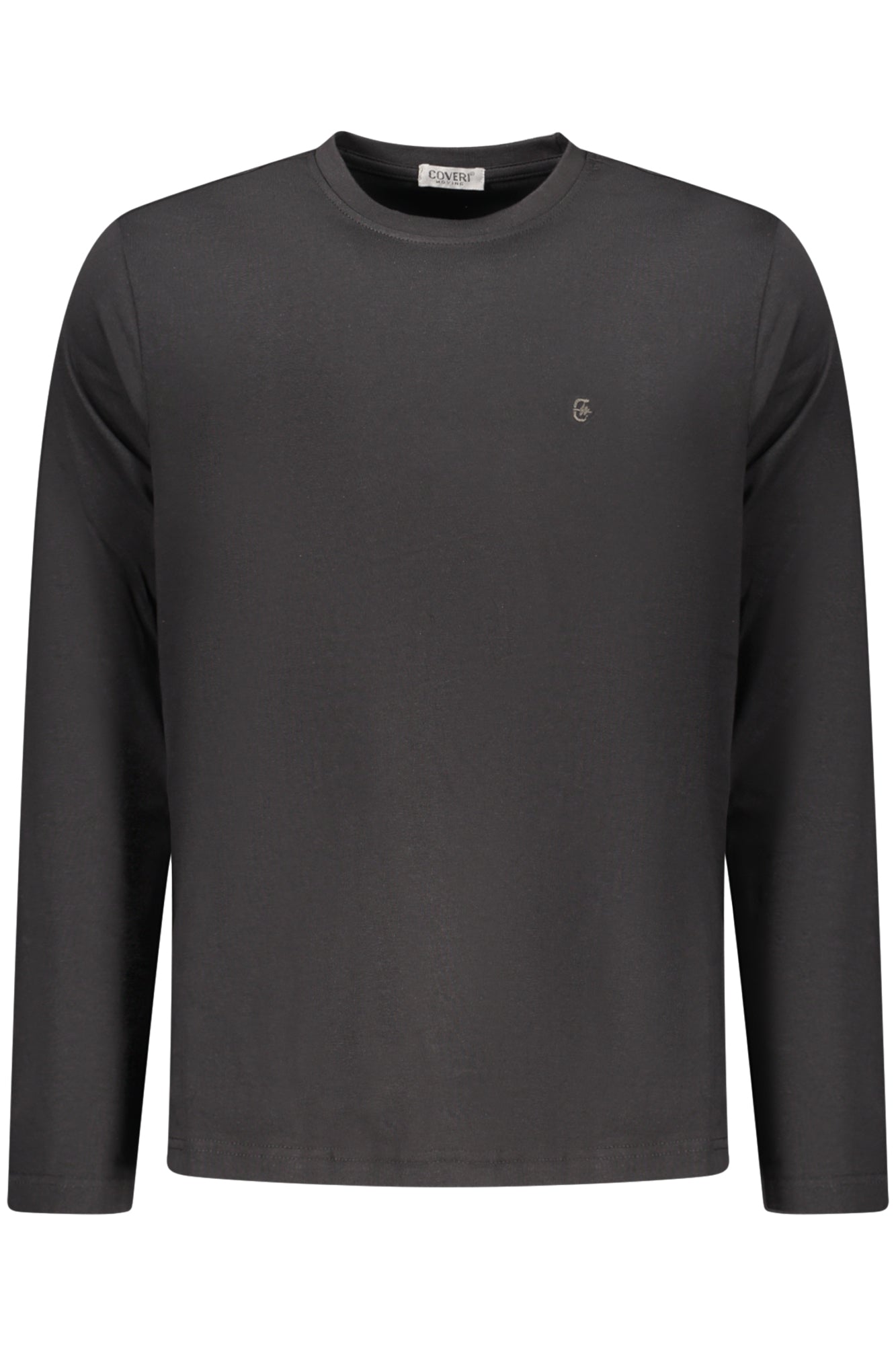 COVERI MOVING Herren Langarm-T-Shirt Schwarz