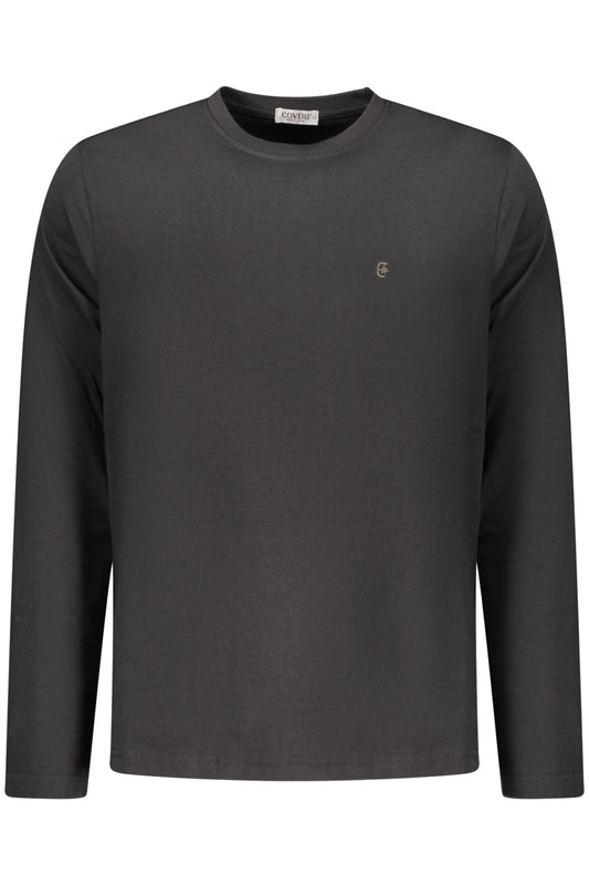 COVERI MOVING Herren Langarm-T-Shirt Schwarz