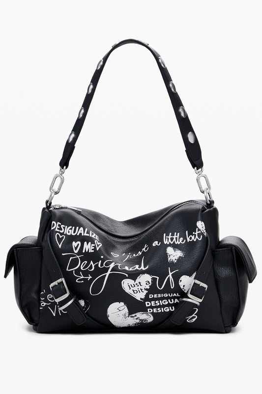 DESIGUAL DAMEN SCHWARZE TASCHE