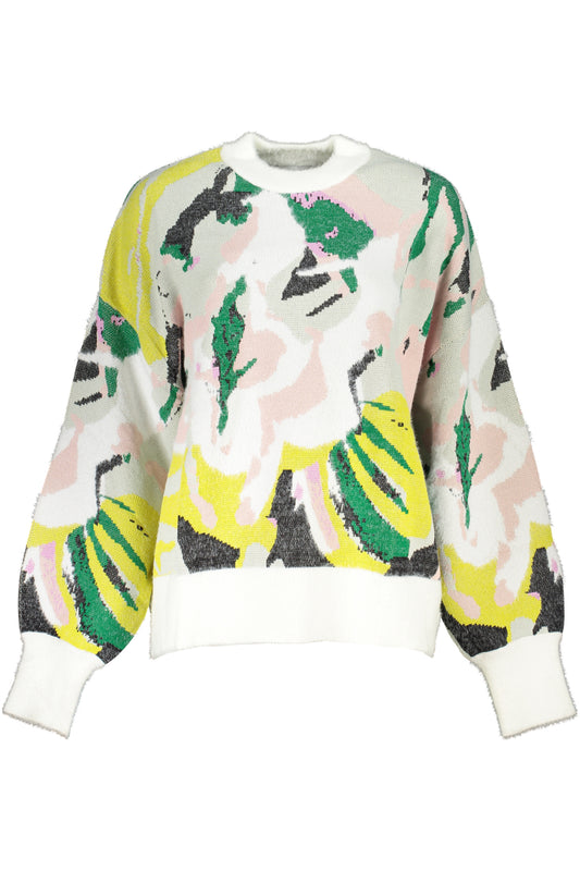 DESIGUAL WEISSER DAMENPULLOVER