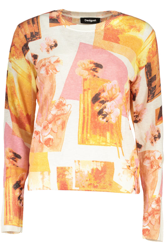 DESIGUAL WEISSER DAMENPULLOVER