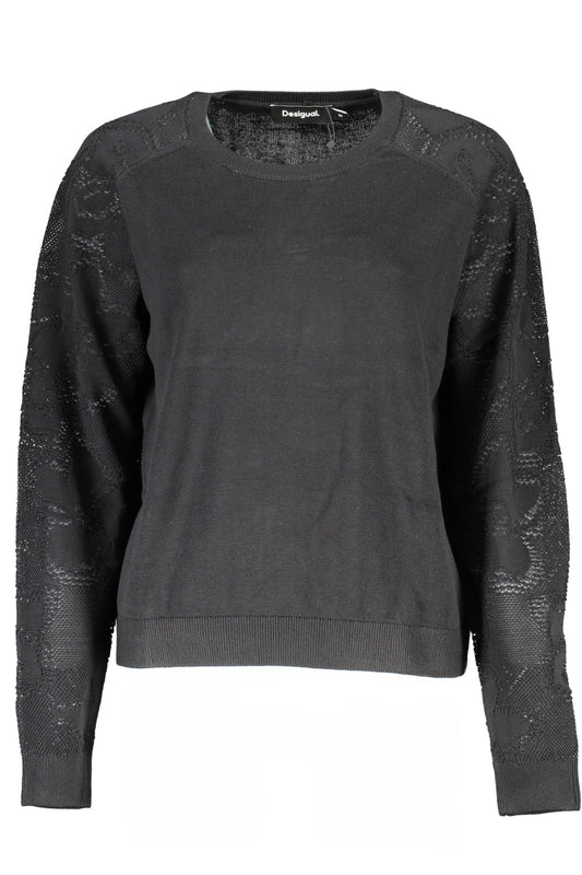 DESIGUAL SCHWARZER DAMENPULLOVER