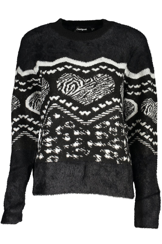 DESIGUAL SCHWARZER DAMENPULLOVER
