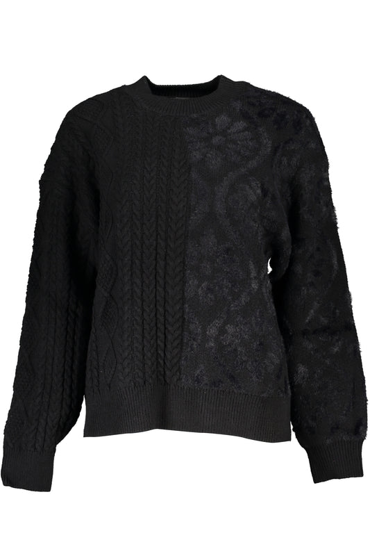 DESIGUAL SCHWARZER DAMENPULLOVER