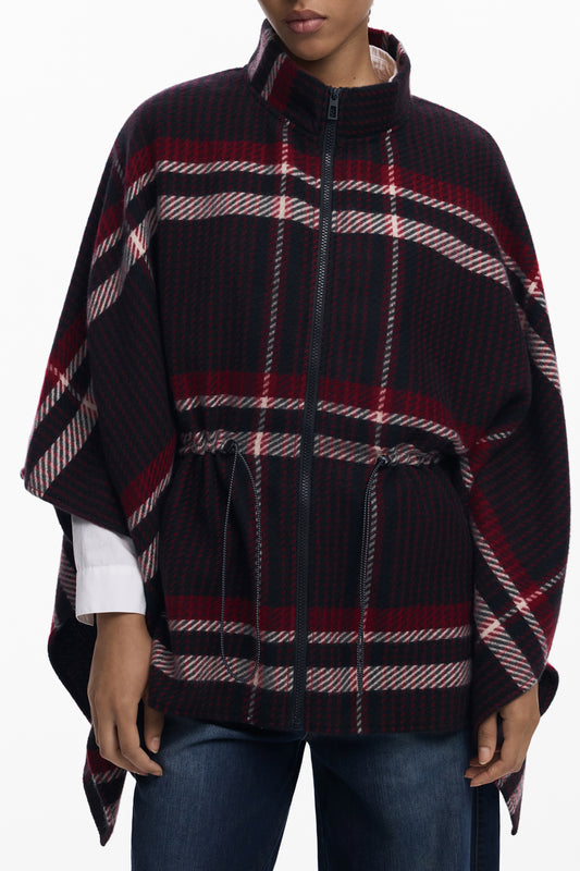 DESIGUAL PONCHO DAMEN SCHWARZ
