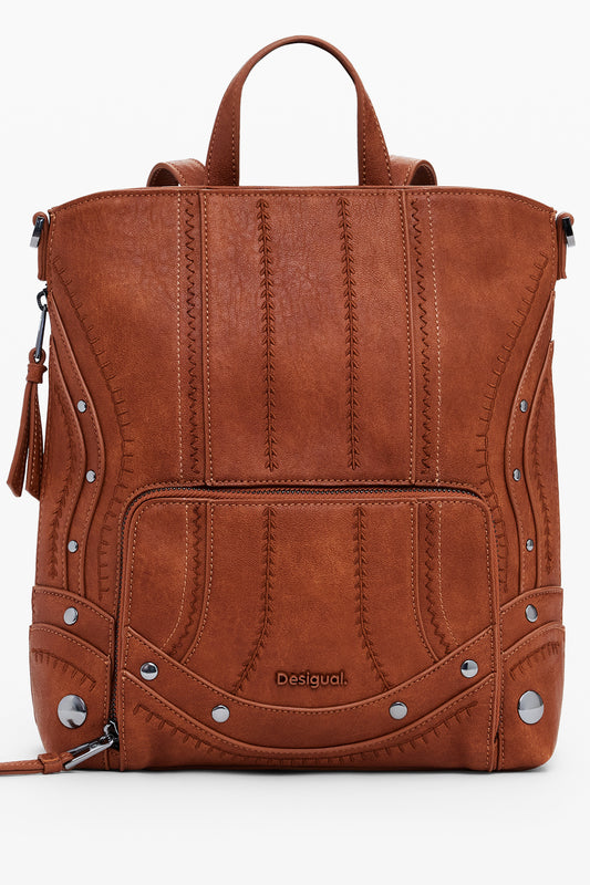 DESIGUAL DAMEN RUCKSACK BRAUN