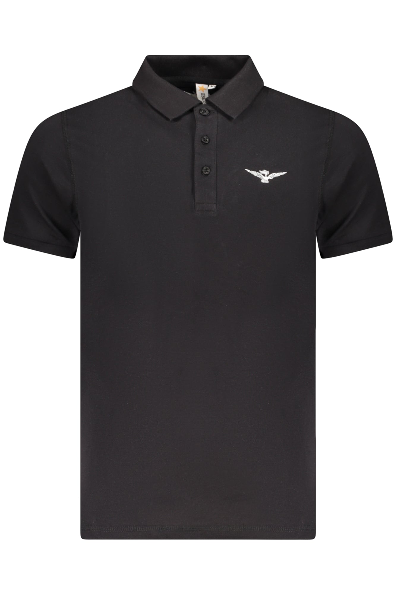 ARMY 1659 SCHWARZES HERREN-KURZARM-POLO