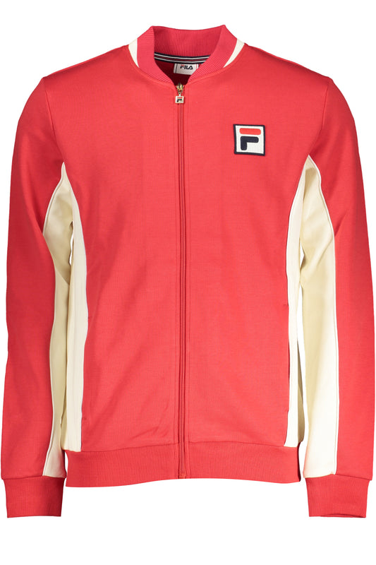 FILA HERREN-SWEATSHIRT MIT ROTEM ZIP
