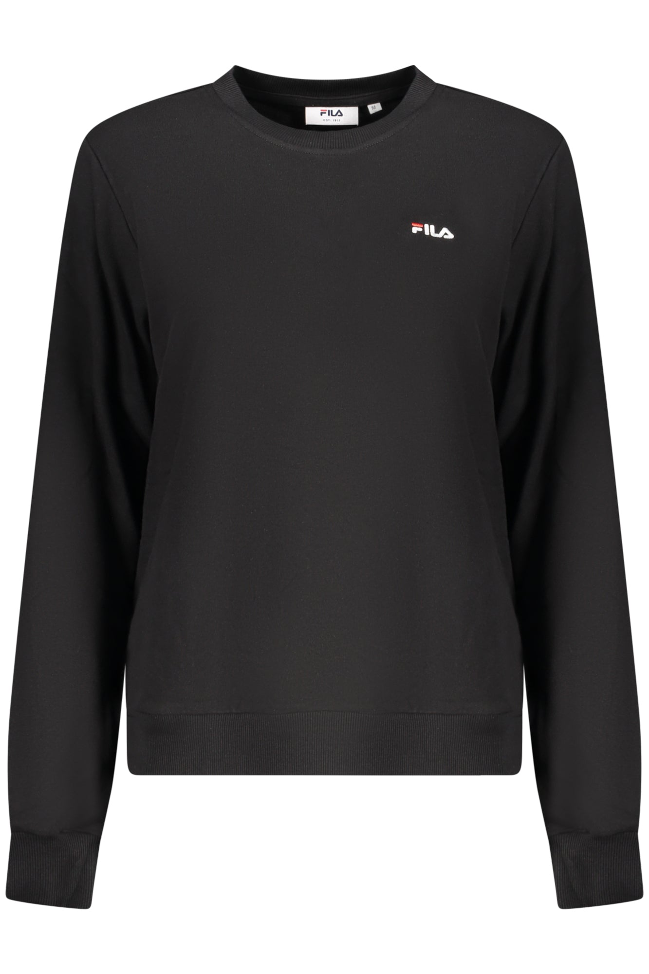 FILA DAMEN-SWEATSHIRT MIT REISSVERSCHLUSS, SCHWARZ