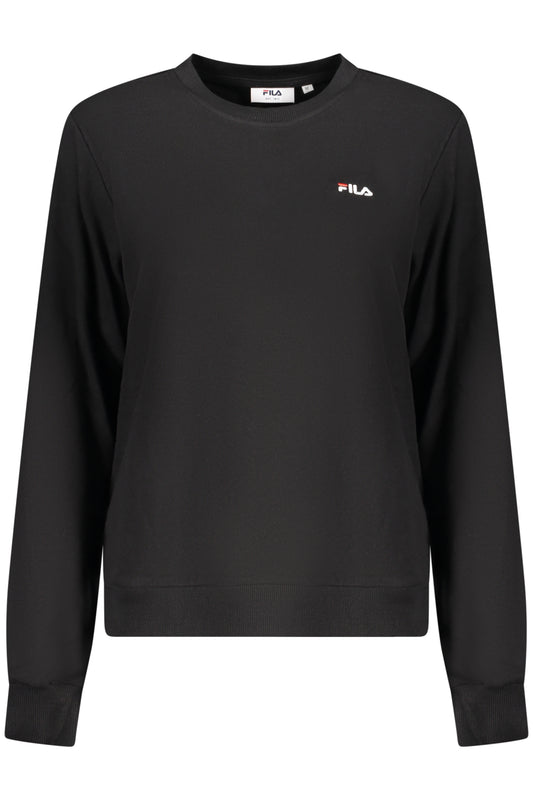 FILA DAMEN-SWEATSHIRT MIT REISSVERSCHLUSS, SCHWARZ