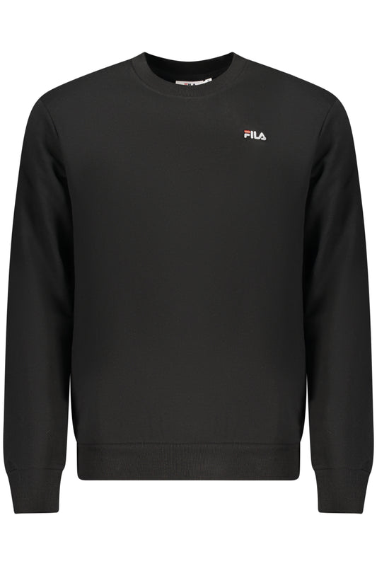 FILA Herren-Sweatshirt mit Reißverschluss, schwarz