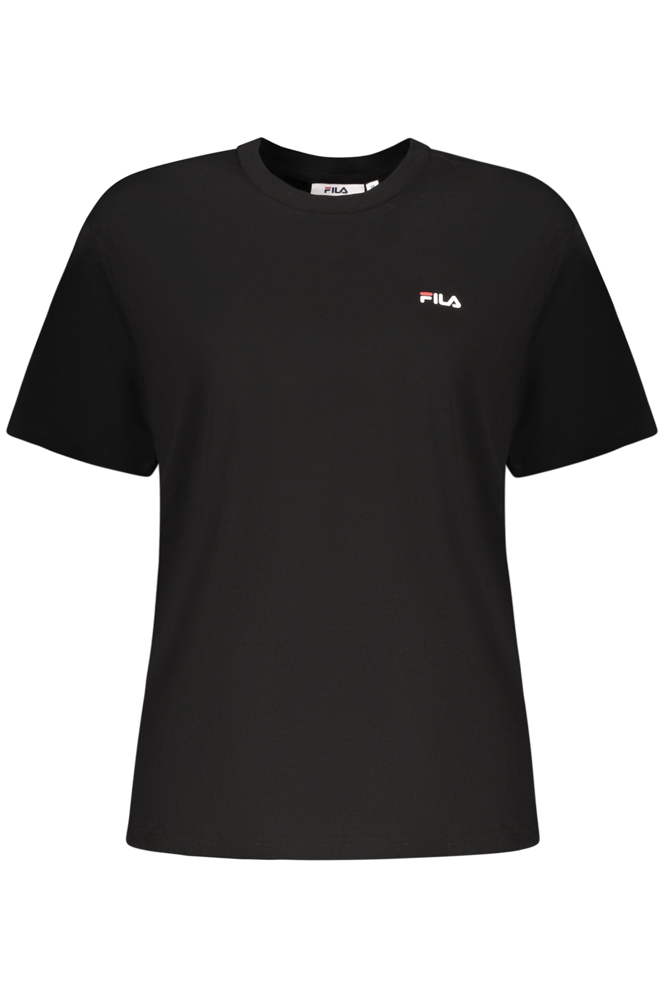 FILA Damen-T-Shirt mit kurzen Ärmeln, schwarz