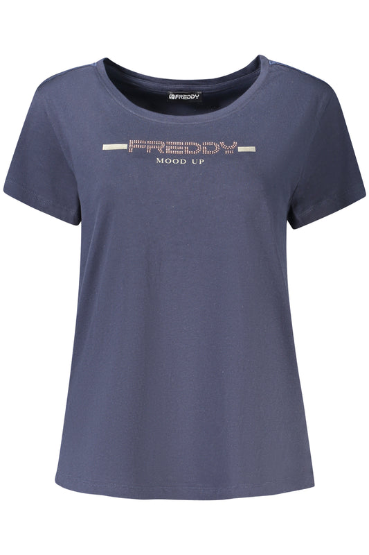 FREDDY DAMEN KURZARM T-SHIRT BLAU
