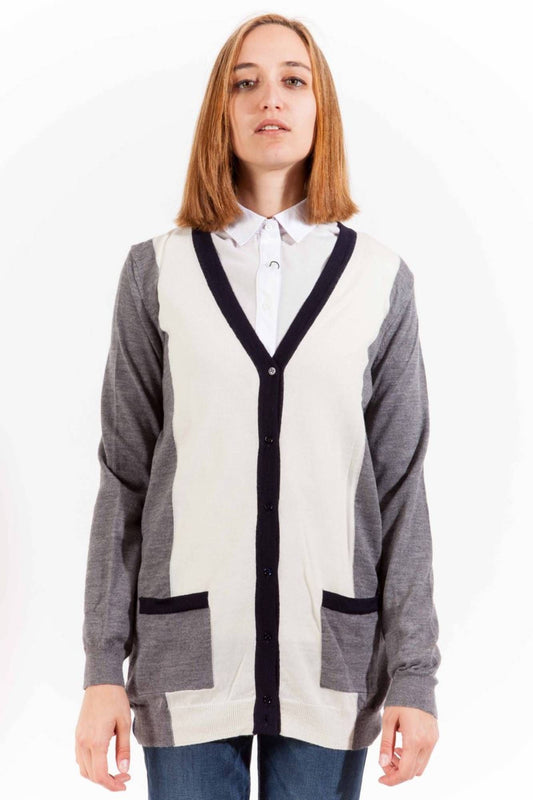 GANT CARDIGAN DAMEN GRAU