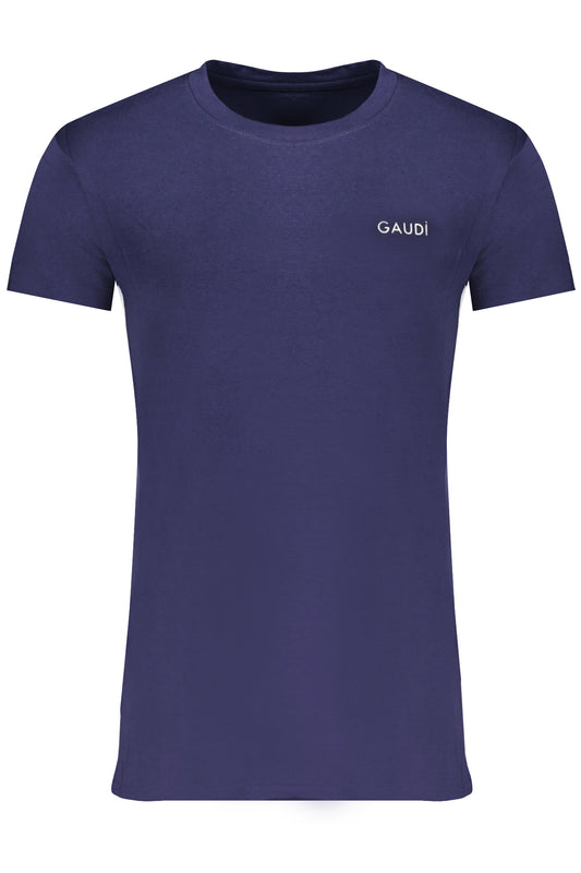 GAUDÌ HERREN-KURZARM-T-SHIRT BLAU