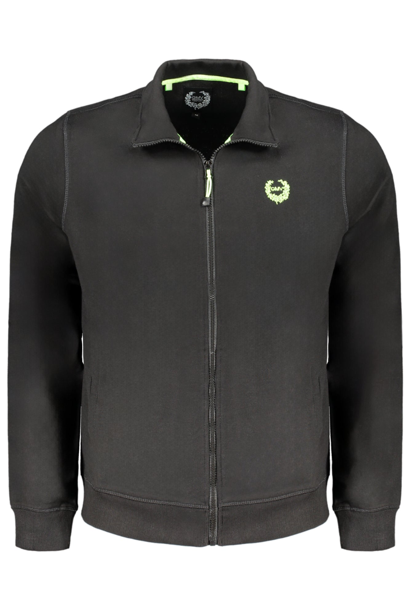 GIAN MARCO VENTURI HERREN-SWEATSHIRT MIT SCHWARZEM ZIP