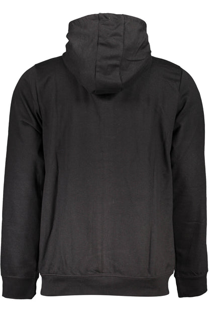 GIAN MARCO VENTURI HERREN-SWEATSHIRT MIT REISSVERSCHLUSS SCHWARZ