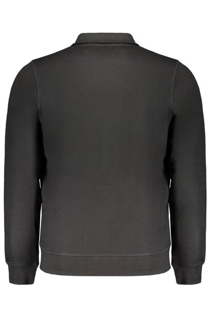 GIAN MARCO VENTURI HERREN-SWEATSHIRT MIT SCHWARZEM ZIP